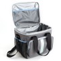 Bolsa Térmica Quid Sugar Portameriendas 15 L 28 x 22 x 26 cm Gris