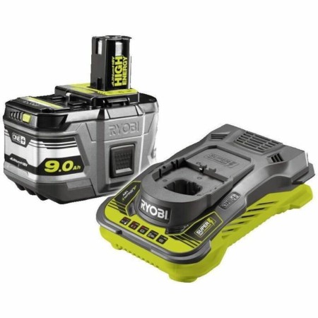 Set de cargador y baterías recargables Ryobi Ultra Fast - High Energy 9 Ah 18 V