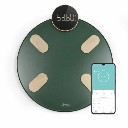 Balance Numérique de Salle de Bain Livoo DOM455V Vert