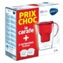 Carafe Filtrante Brita Carafe Marella Rouge Acier inoxydable 2,4 L