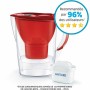 Carafe Filtrante Brita Carafe Marella Rouge Acier inoxydable 2,4 L