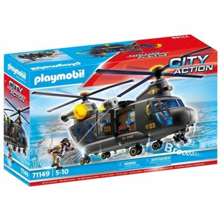 Set de juguetes Playmobil Police Plane City Action Plástico