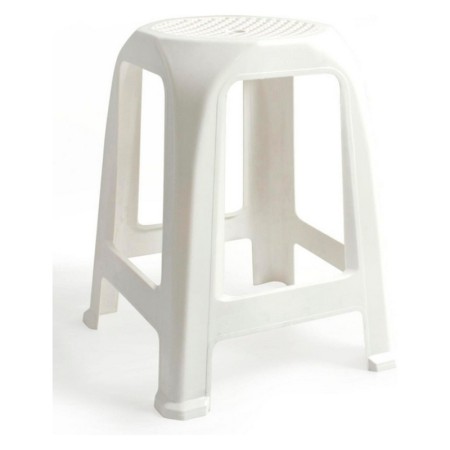 Tabouret Aroa Plastique Blanc (26 x 26 x 47 cm)