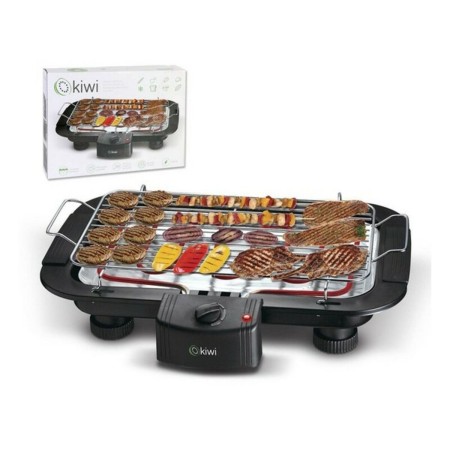 Plaque chauffantes grill Kiwi KG-5801 2000W (38 x 22 cm) Noir