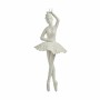 Adorno Navideño Bailarina Blanco Plástico Purpurina 6,7 x 16 x 6,7 cm (24 Unidades)