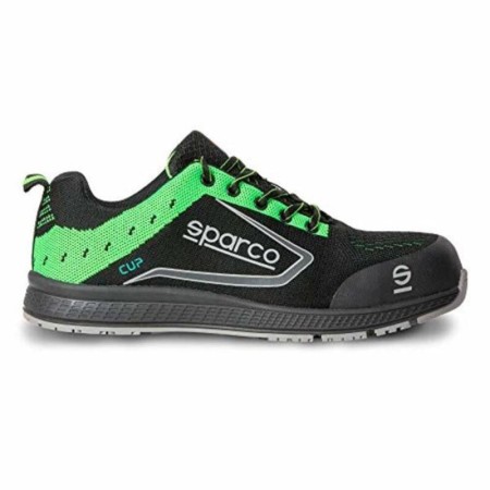 Calzado de Seguridad Sparco CUP ADELAIDE S1P Negro/Verde (43)