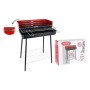 Barbecue à Charbon sur Pied Algon Noir Rouge (52 x 37 x 71,5 cm) Acier émaillé