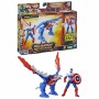 Figuras de Acción Marvel Mechstrike Mechasaurs: Captain America & Redwing