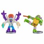 Figuras de combate Teenage Mutant Ninja Turtles Legends of Akedo: Donatello vs Baxter Stockman