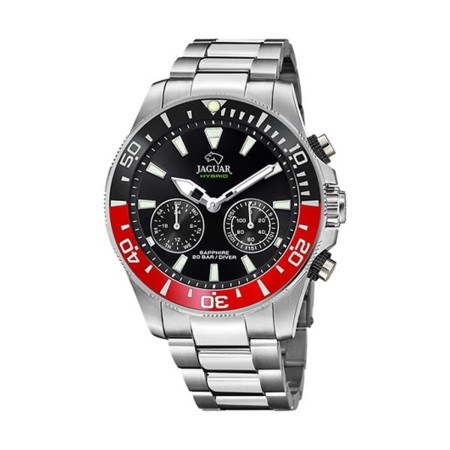 Reloj Hombre Jaguar J888/3 Negro Plateado