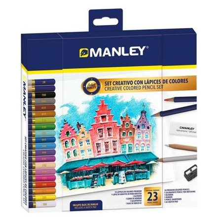 Set de Dibujo Manley 23 Piezas Multicolor