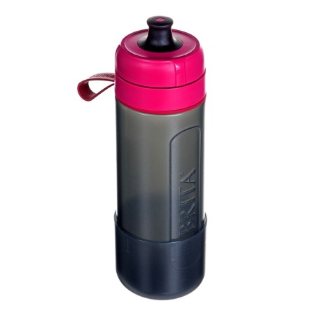 Botella con Filtro de Carbono Brita Fill&Go Active Negro Rosa 600 ml