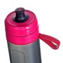 Botella con Filtro de Carbono Brita Fill&Go Active Negro Rosa 600 ml