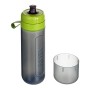 Botella con Filtro de Carbono Brita Fill&Go Active Negro 600 ml