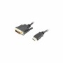 Adaptador HDMI a DVI Lanberg CA-HDDV-20CU-0018-BK Negro 1,8 m