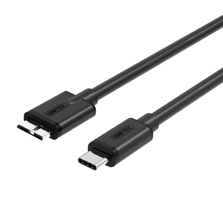 Cable USB C a Micro USB B Unitek Y-C475BK Negro 1 m