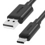 Cable USB A a USB C Unitek Y-C481BK Blanco 50 cm