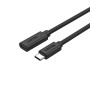 Cable USB C Unitek C14086BK-1.5M 1,5 m Negro