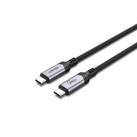 Cable USB C Unitek C14110GY-2M Negro 2 m