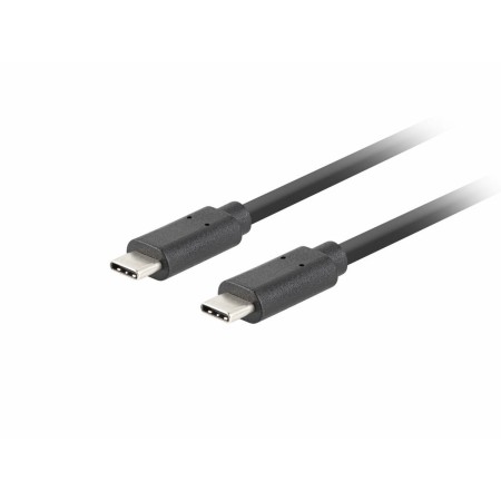 Cable USB-C Lanberg CA-CMCM-32CU-0005-BK Negro 50 cm