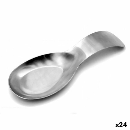 Pose-cuillères Argenté Acier 9 x 3,5 x 24,5 cm (24 Unités)