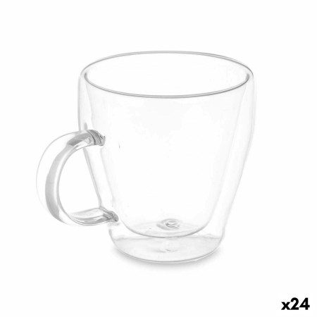 Tasse mug Transparent Verre Borosilicaté 270 ml (24 Unités)