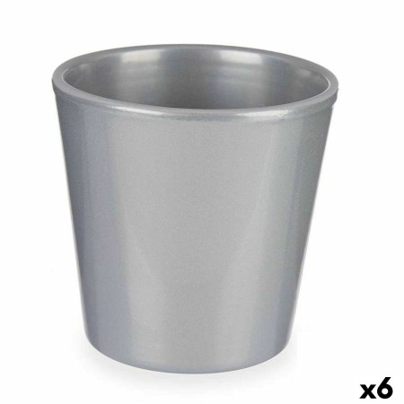 Pot Ø 14 cm Argenté (6 Unités)