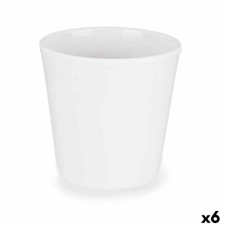 Maceta Ø 17 cm Blanco (6 Unidades)