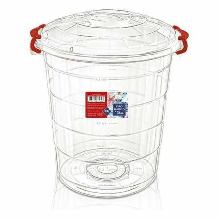 Seau à déchets transparent Confortime