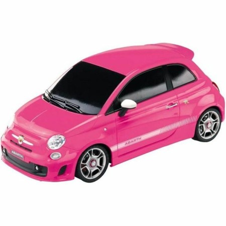 Coche Radio Control Mondo Fiat 500 Abarth Rosa 1:14