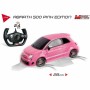 Coche Radio Control Mondo Fiat 500 Abarth Rosa 1:14