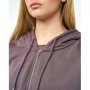 Sudadera con Capucha y Cremallera Mujer Juice Gris