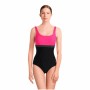 Maillot de bain femme Athli-Tech Gaetane Noir Rose