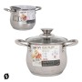 Casserole Inde New Heron Acier Avec couvercle Induction (3L)