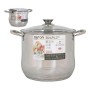 Casserole Inde New Heron Acier Avec couvercle Induction (3L)