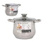 Casserole Inde New Heron Acier Avec couvercle Induction (3L)