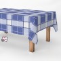 Nappe en rouleau Exma Antitaches Bleu Vérifié Classique 140 cm x 25 m