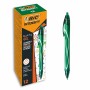 Bolígrafo de gel Bic Gel-Ocity Quick Dry Verde 0,3 mm (12 Unidades)