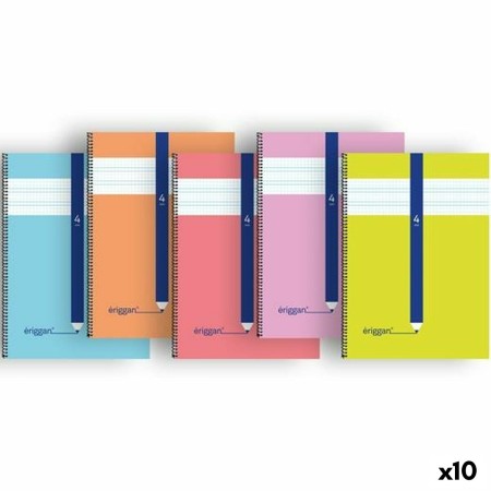 Cuaderno Eriggan Din A4 80 Hojas (10 Unidades)