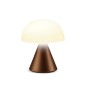 Lampe de bureau Lexon Mina Batterie rechargeable LED Bronze ABS