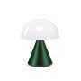 Lampe de bureau Lexon Mina Batterie rechargeable LED Vert foncé ABS