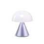 Lampe de bureau Lexon Mina Batterie rechargeable LED Violet ABS