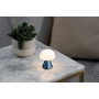 Lampe de bureau Lexon Mina Batterie rechargeable LED Métallisé Bleu foncé ABS