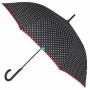 Parapluie Perletti 61/8 Pois Microfibre 102 cm