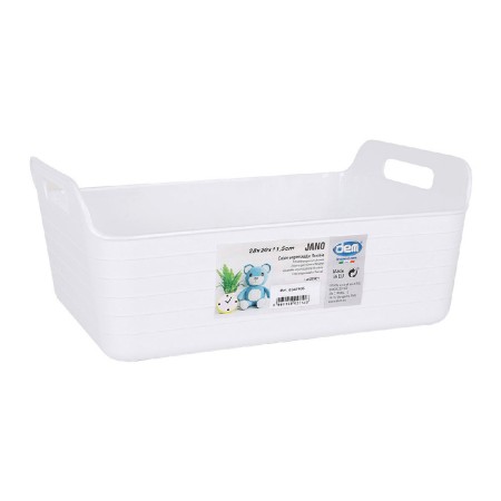 Panier Multi-usages Dem Blanc (28 x 20 x 11,5 cm)