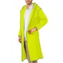 Impermeable con Capucha Perletti City Trench Unisex Amarillo Reflectante