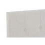 Tête de lit DKD Home Decor Blanc Polyester Bois d'hévéa (160 x 7 x 65 cm)