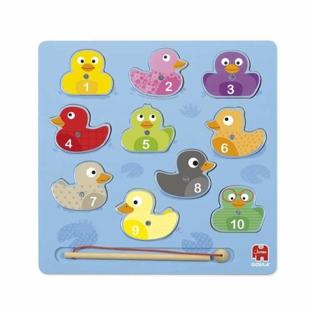 Puzzle Goula Magnetic Puzzle Ducks 59453 Magnétique Canard Multicouleur (Anglais) (24 Pièces)