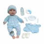 Bébé poupée JC Toys 38 cm Bleu