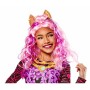 Peluca Rubies Monster High Clawdeen Infantil Rosa